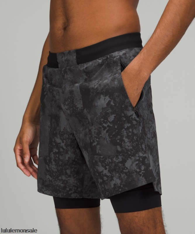 Lululemon Deutschland DELULU841 | Lululemon Deutschland Taktildruck Lizenz Zum Zug Gefüttert Kurz 7